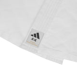Adidas JU kimono s černými pásky Club 350g, bílé