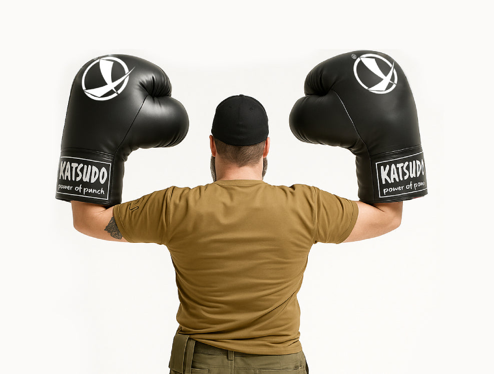 Katsudo boxerské rukavice Mega Jumbo, černé