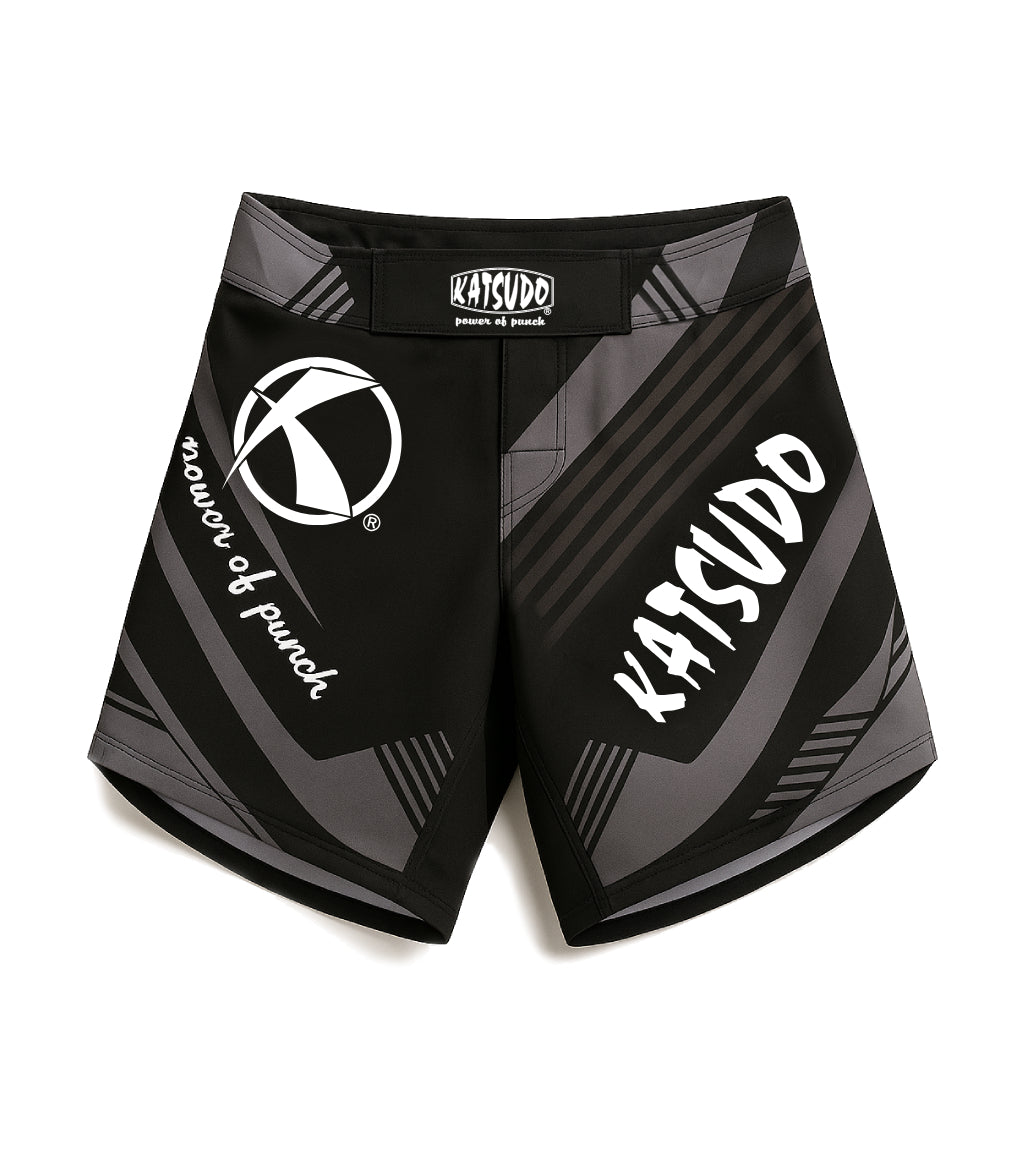 Katsudo mma trenky Cage, černé