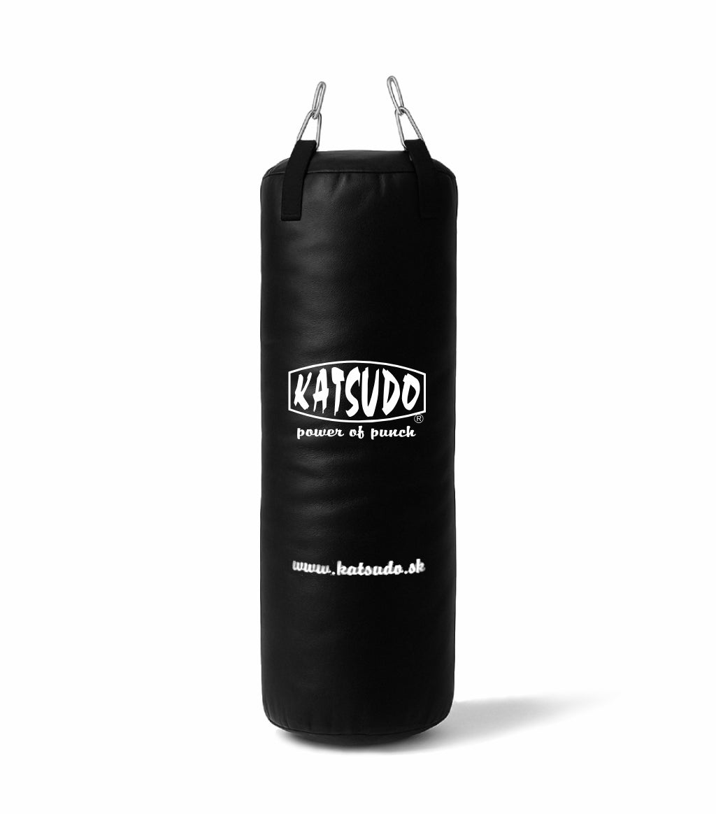 Katsudo kožený boxovací pytel Baggy 90x30, černý