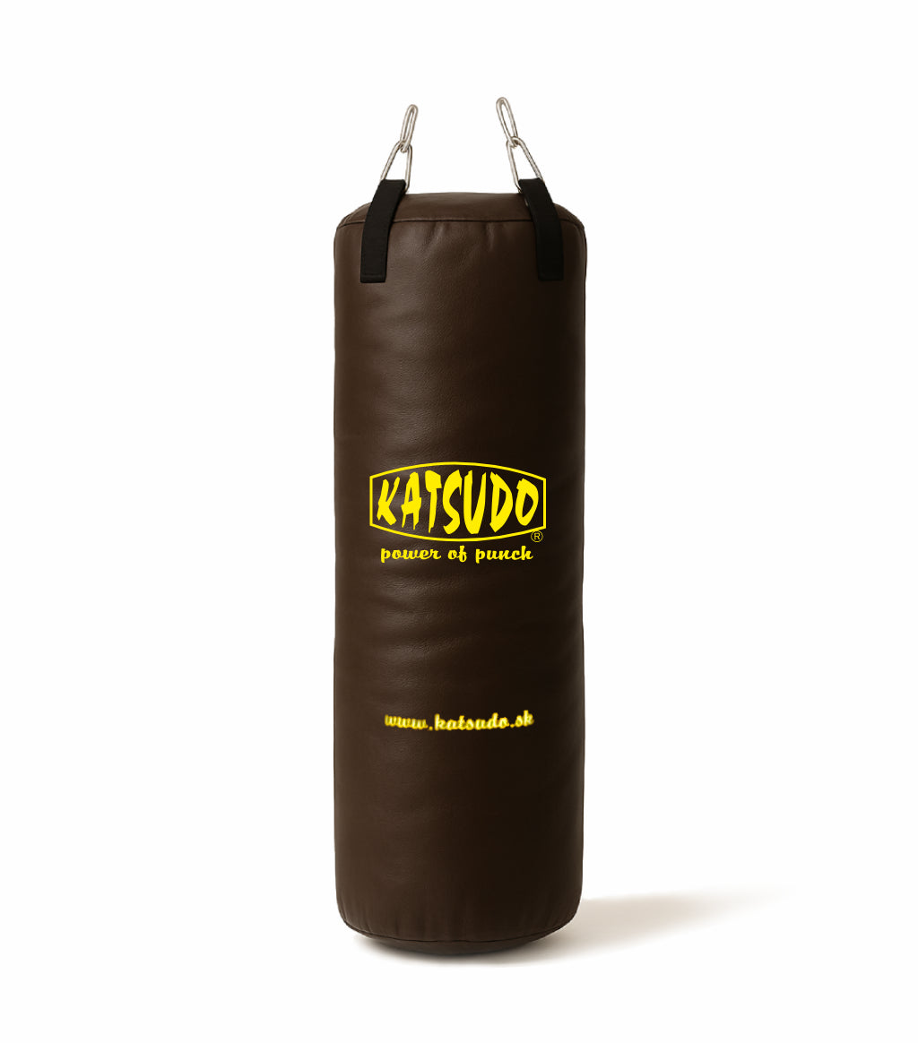 Katsudo kožený boxovací pytel Browny 90x30, hnědý