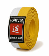 Katsudo pásek obi Master, bílo žlutý