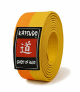 Katsudo pás obi Master, žluto oranžový