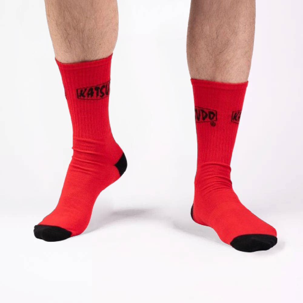 Katsudo sportovní ponožky Clasic, červené