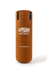 Katsudo boxovací pytel z broušené kůže 100 x 35 cm, hnědý