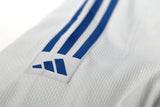 Kimono Adidas JU s modrými pásky Club 350g, bílé