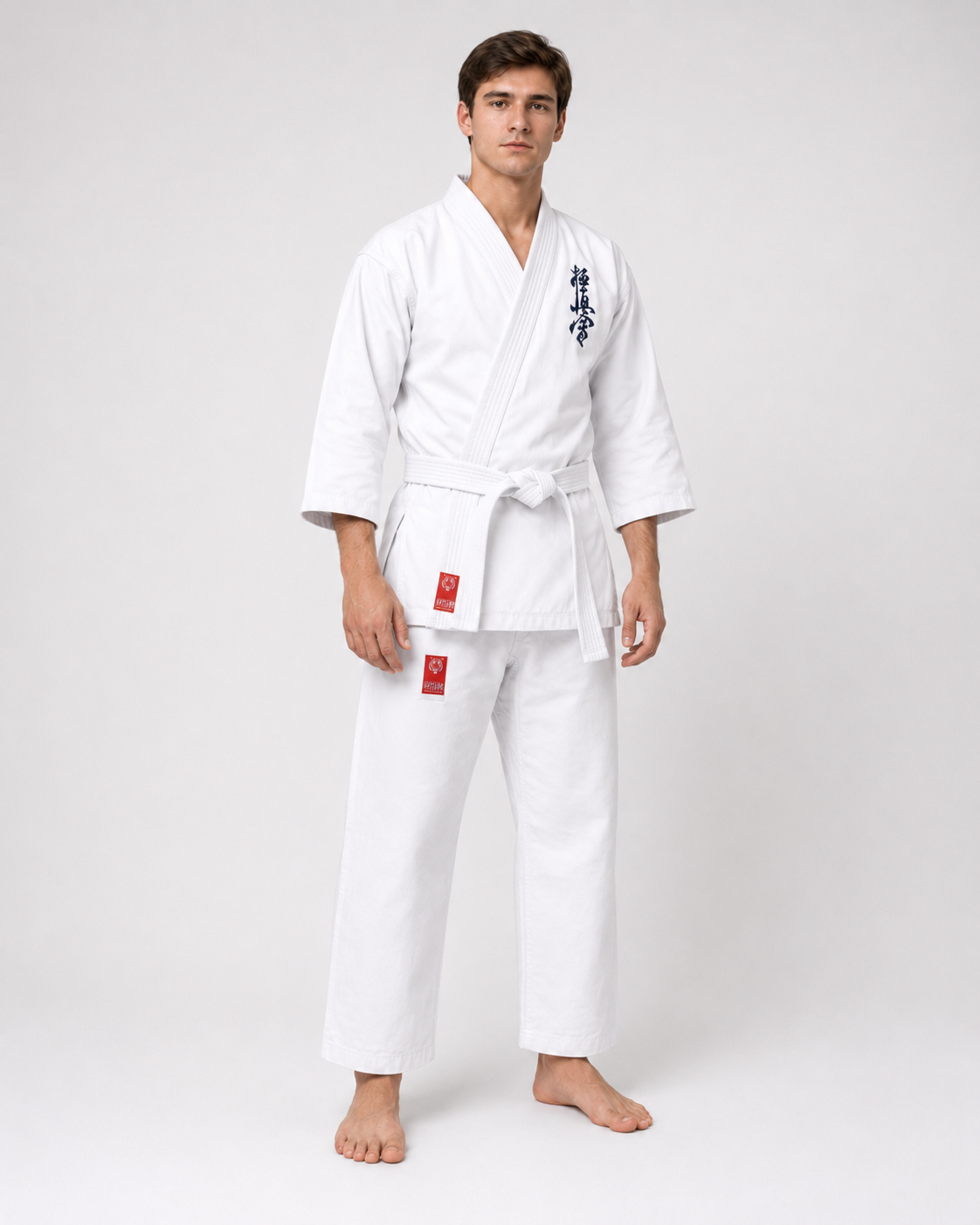 Katsudo Kyokushin kimono, bílé