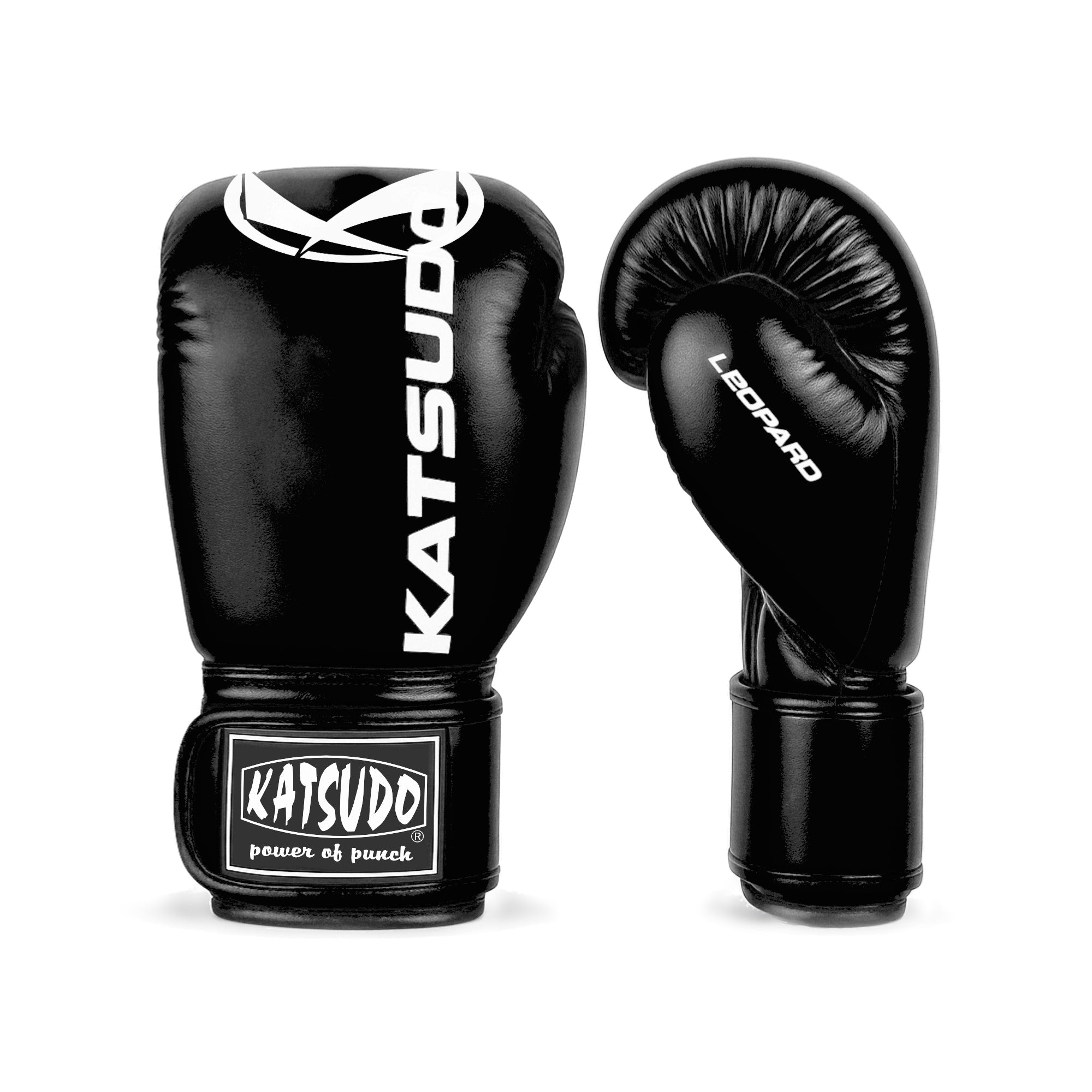 Katsudo boxerské rukavice Leopard, černé