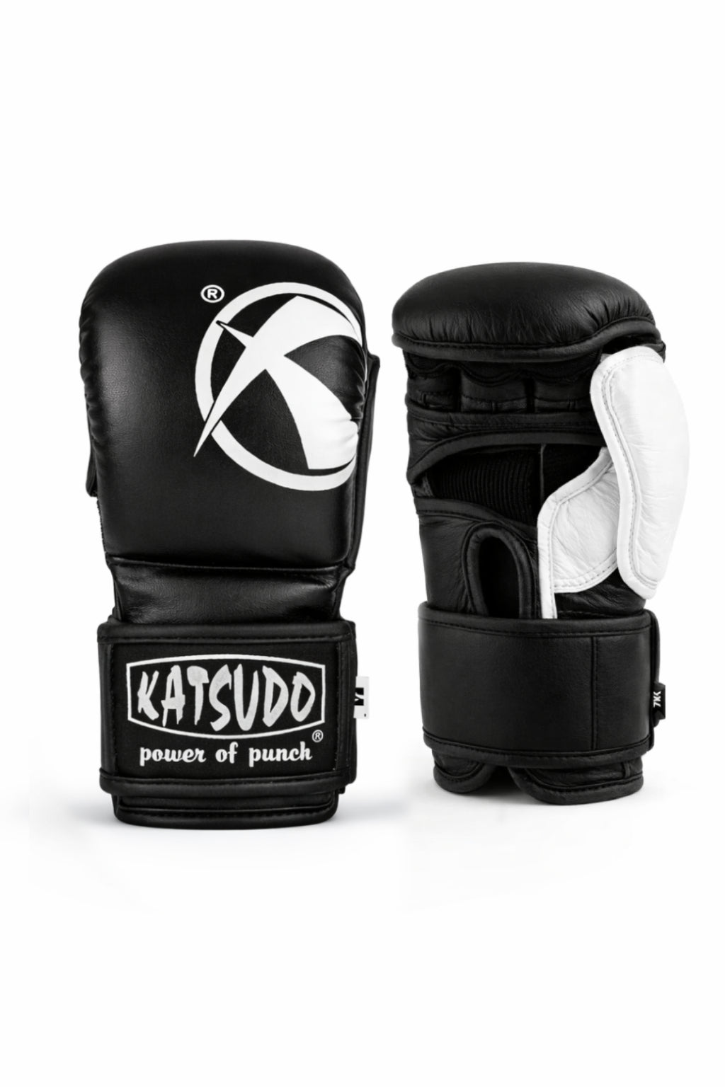 Katsudo mma rukavice Revenge, černo bílé