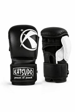 Katsudo mma rukavice Revenge, černo bílé