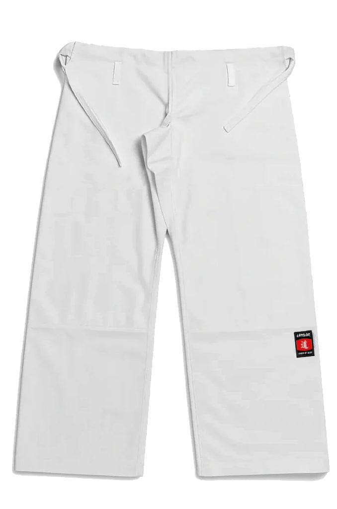 Katsudo judo kalhoty Jinoku, bílé