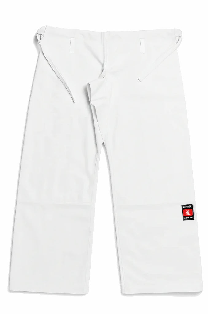 Katsudo judo kalhoty Jinoku, bílé