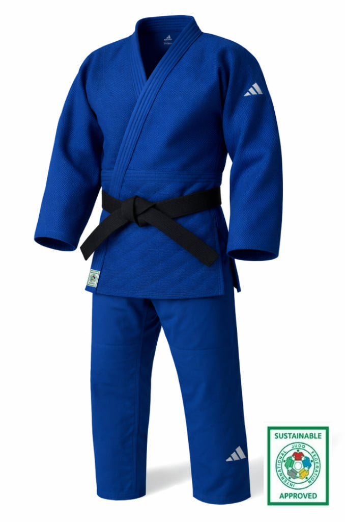 Adidas JU kimono Champion III IJF Regular fit 750g s logem, modré