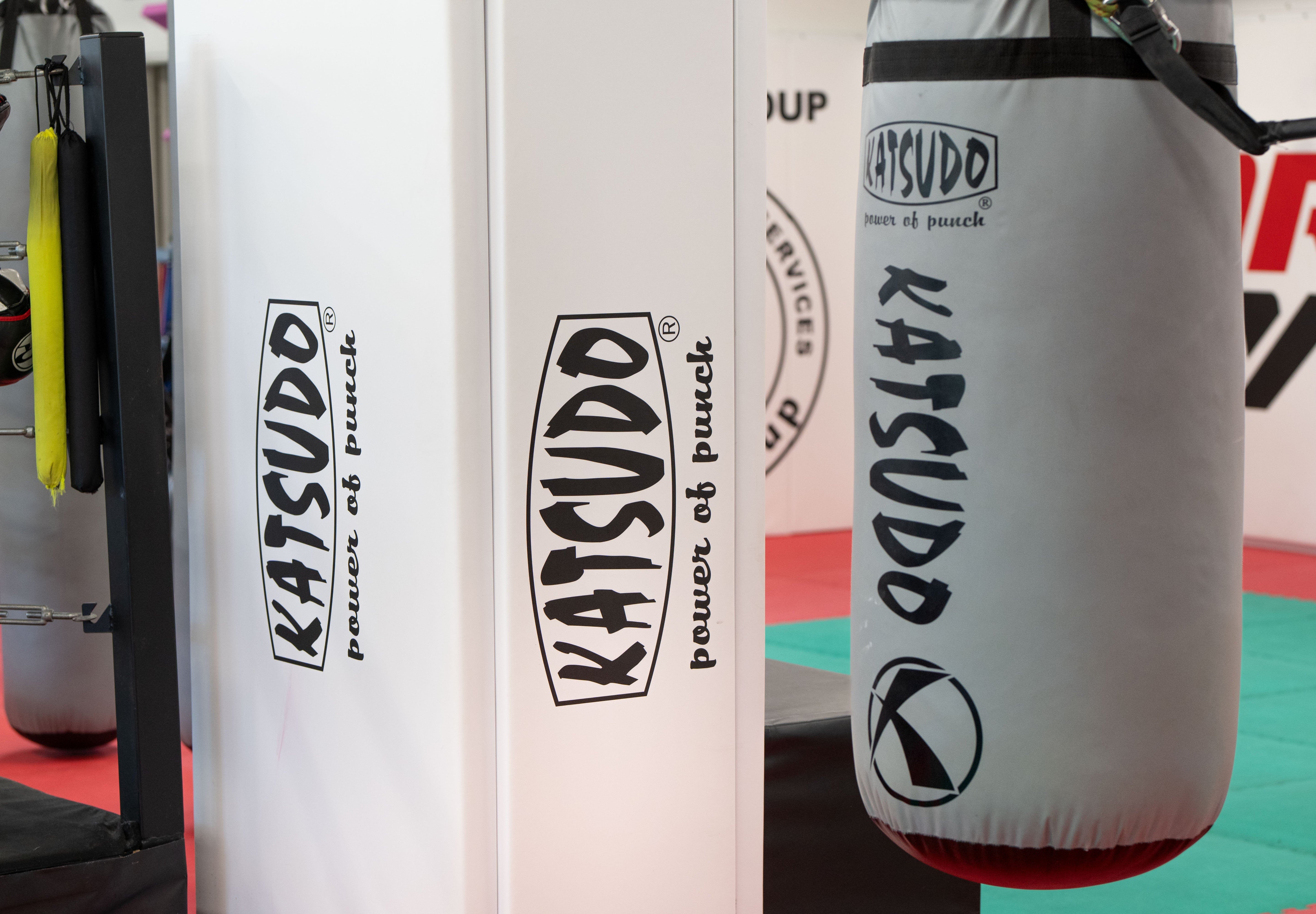 Katsudo boxovací pytel Big boy Pro Boxing, šedý