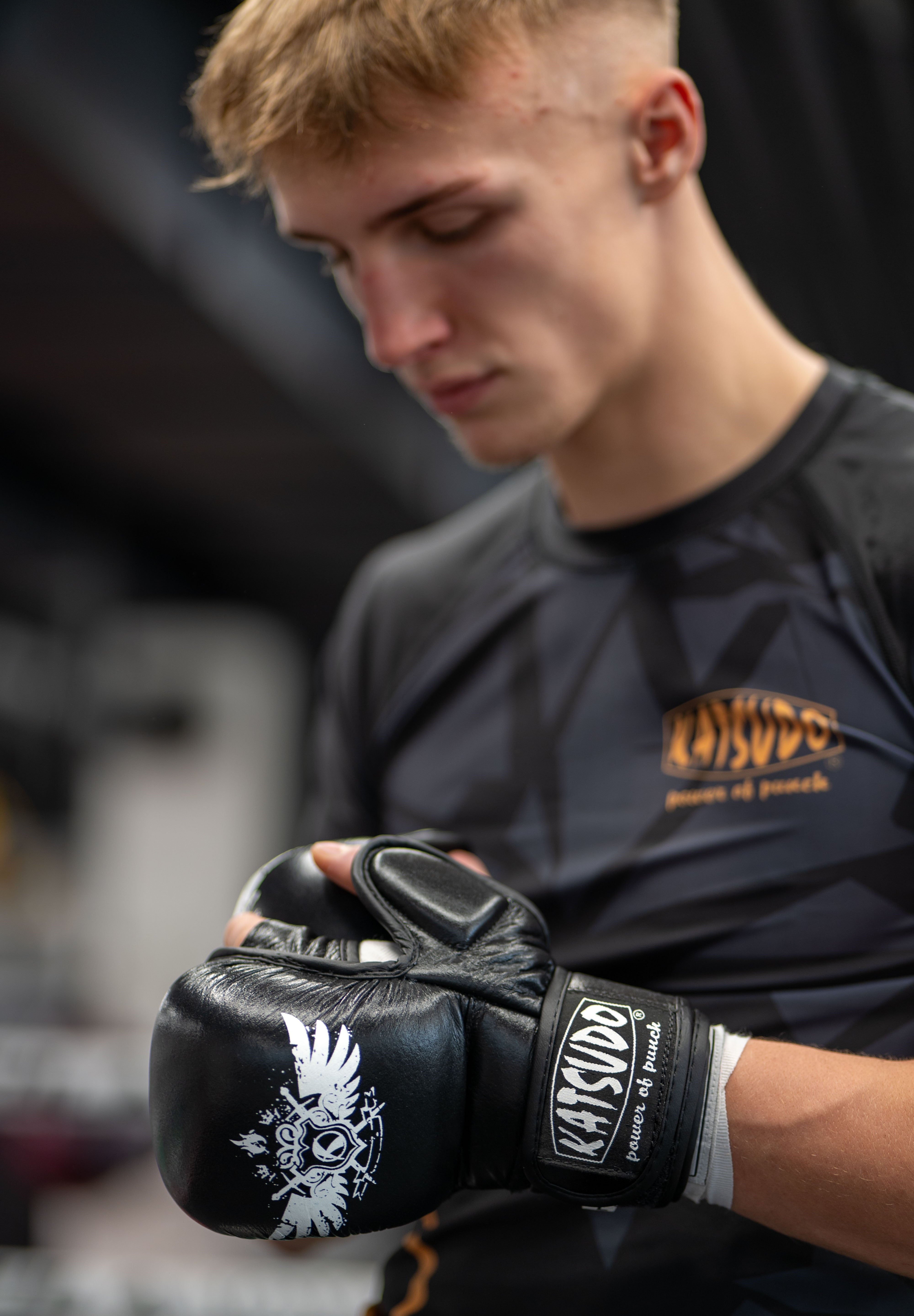 Katsudo tréninkové mma rukavice Revenge, černé