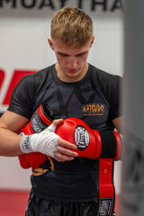 Katsudo rash guard s krátkým rukávem Virago, černo-zlatý