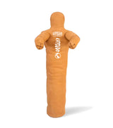 Katsudo jednonohý kožený zápasnický panák Unileggo 170cm, žlutý