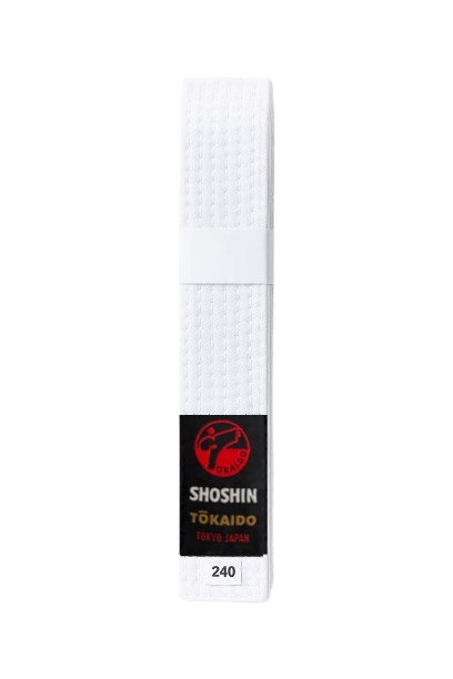 Tokaido obi pásek Shoshin, bílá