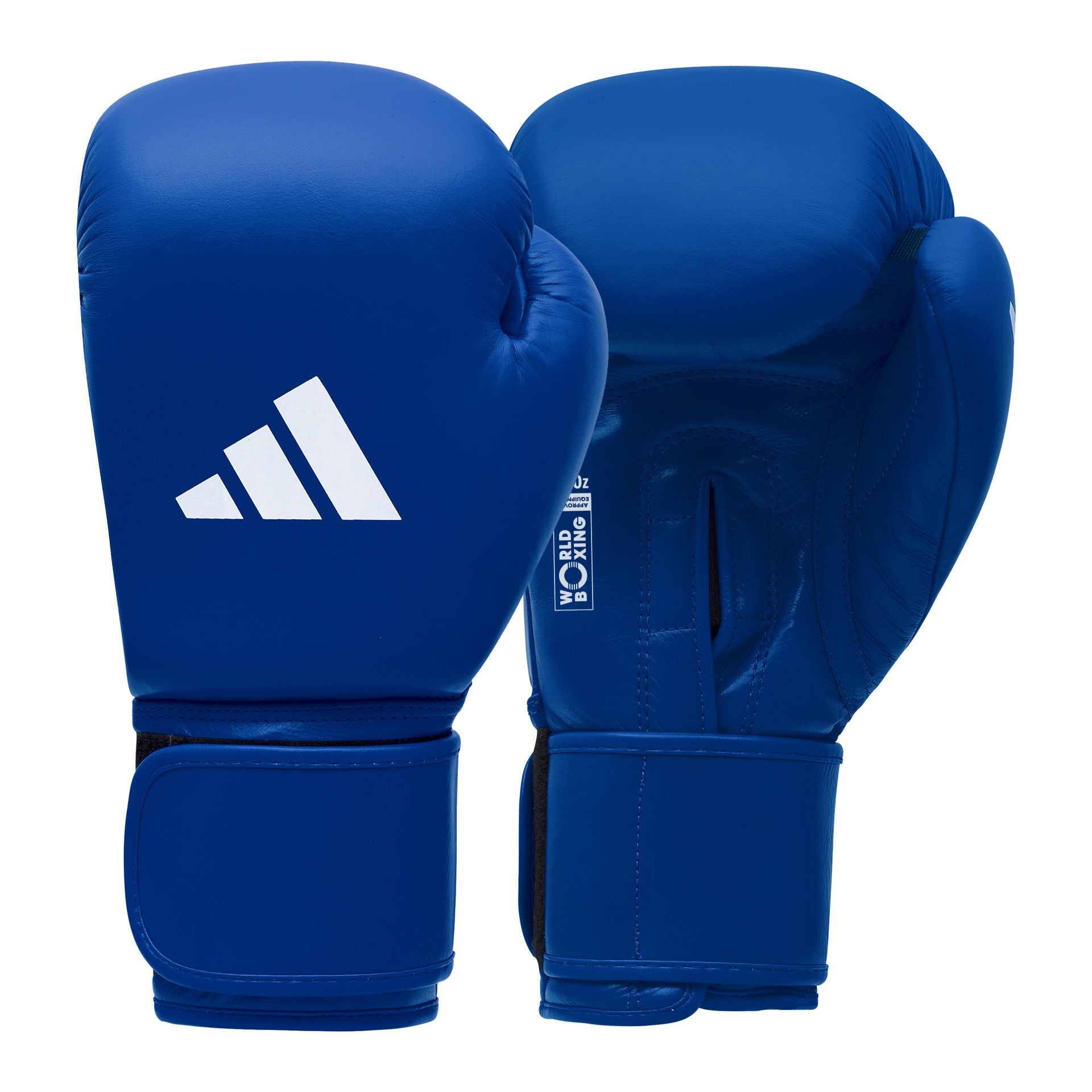 Adidas kožené rukavice World boxing, modré