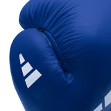 Adidas kožené rukavice World boxing, modré
