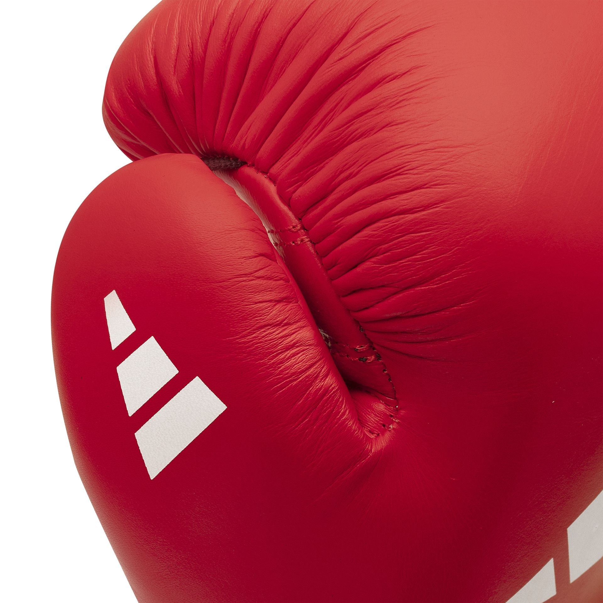 Adidas kožené rukavice World of boxing, červené