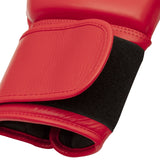 Adidas kožené rukavice World of boxing, červené