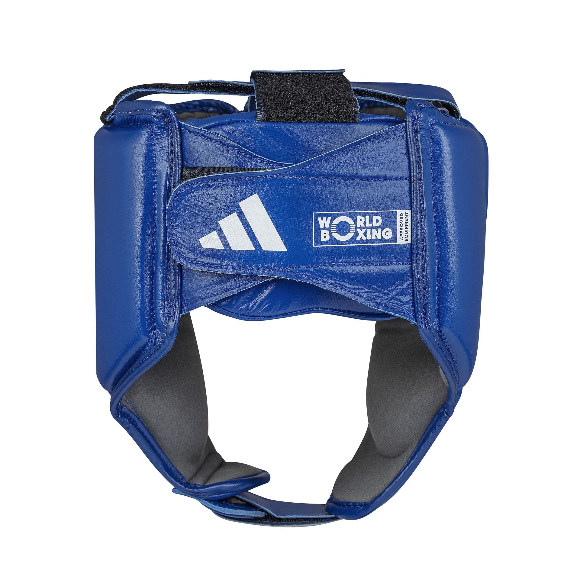 Adidas kožená boxerská přilba WOBHG1, modrá