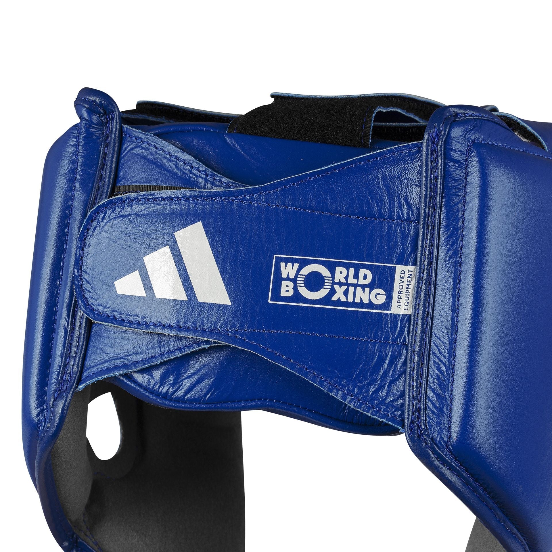 Adidas kožená boxerská přilba WOBHG1, modrá