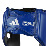 Adidas kožená boxerská přilba WOBHG1, modrá