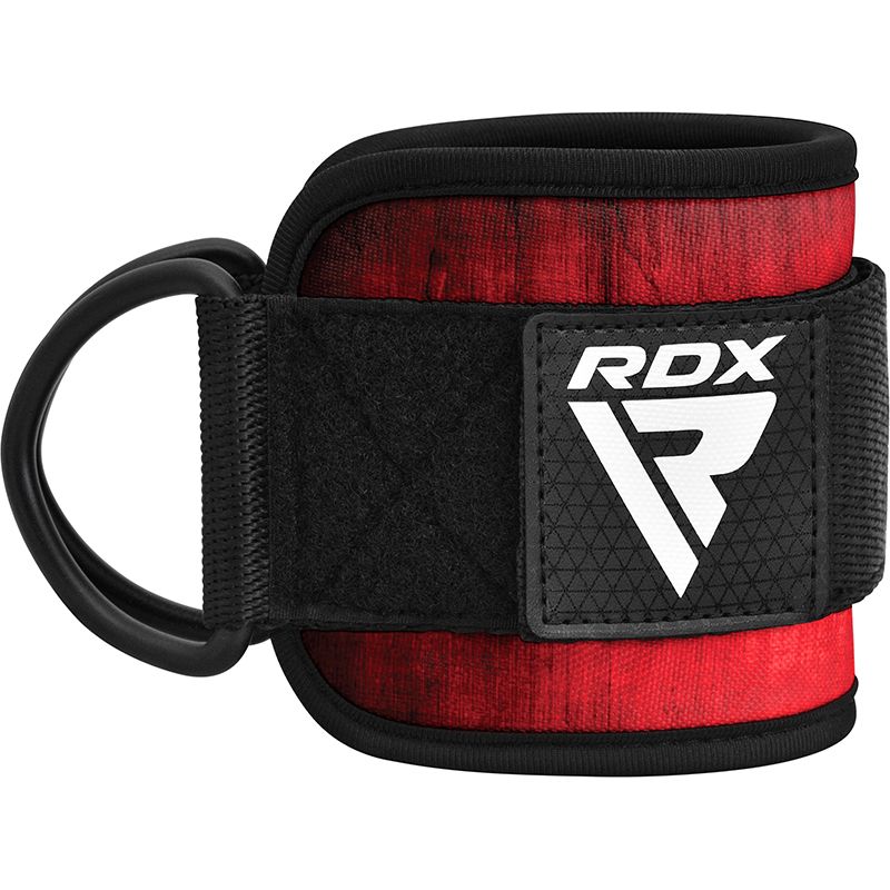 RDX profesionální kotníkové bandáže do posilovny A4, červená