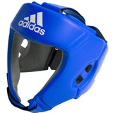 Adidas kožená boxerská helma AIBA 1, modrá