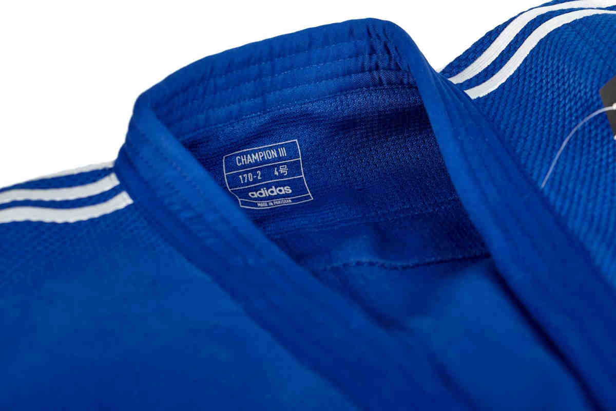 Adidas JU kimono Champion III IJF Regular fit 750g, modré