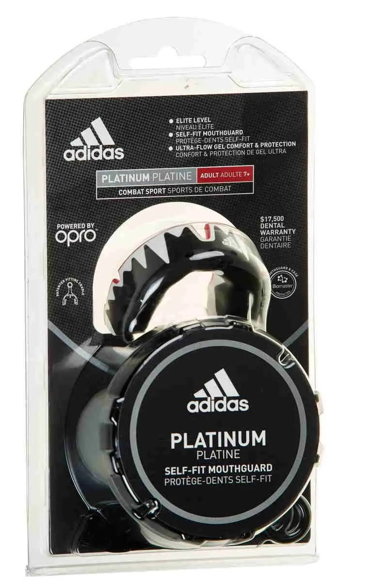 Adidas chránič zubů Opro Platinum, červená-černá-bílá