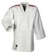 Adidas JU kimono s reprezentačními pásky IJF Champion III Regular fit 730g, bílé