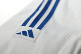 Adidas JU kimono s modrými pásky Club 350g, bílé