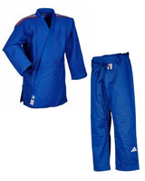 Adidas JU kimono s reprezentačními pásky IJF Champion III Slim fit 730g, modré