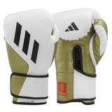 Adidas SPEED TILT 350V Pro boxerské rukavice, bílo-zlatá