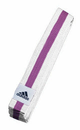 Adidas obi pásek Elite, bílo fialový
