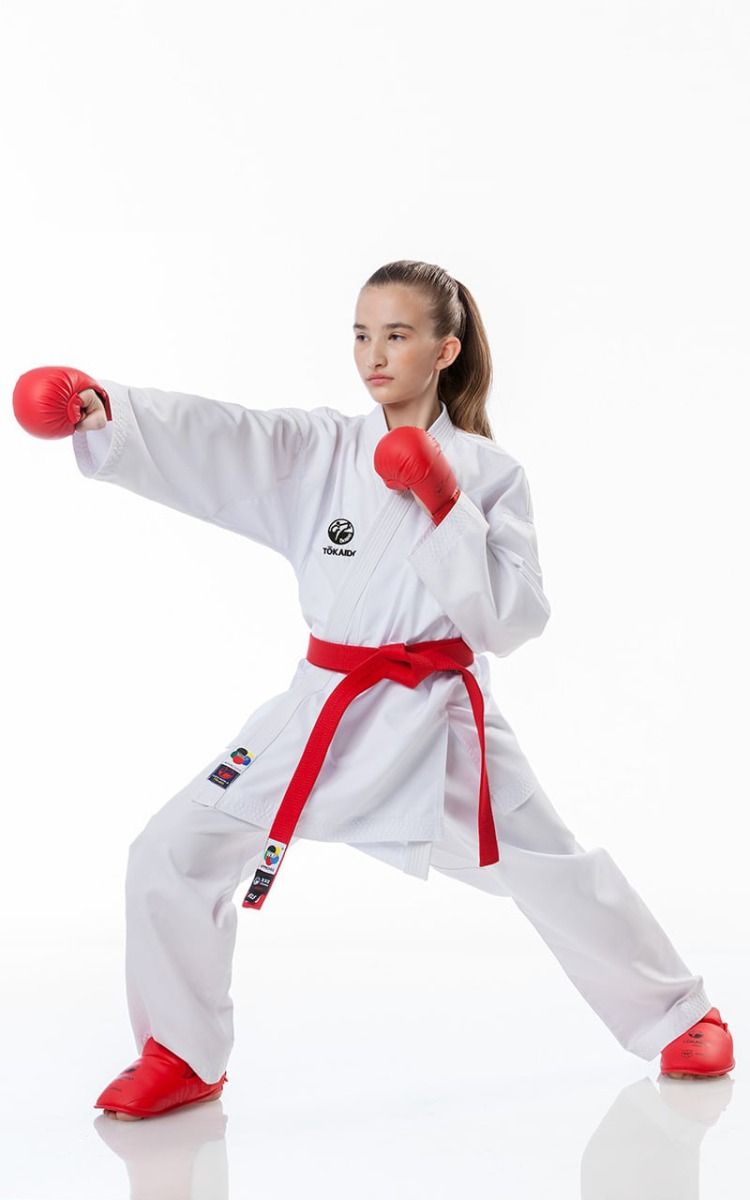 Tokaido dětské KA kimono Kumite Master WKF 270g, bílé