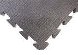 Zebra tatami Puzzle, černo šedé