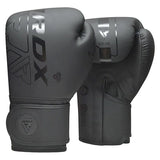 RDX boxerské rukavice F6, černé matné