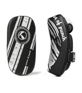 Katsudo kožená arm makiwara Curve 2ks, bílá-černá