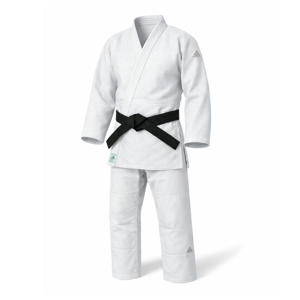Adidas JU kimono Champion III IJF Regular fit 750g s logem, bílé