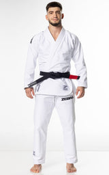 Zebra BJJ kimono GI Guerreiro 350g, bílé