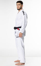 Zebra BJJ kimono GI Guerreiro 350g, bílé