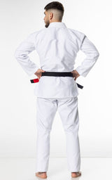 Zebra BJJ kimono GI Guerreiro 350g, bílé
