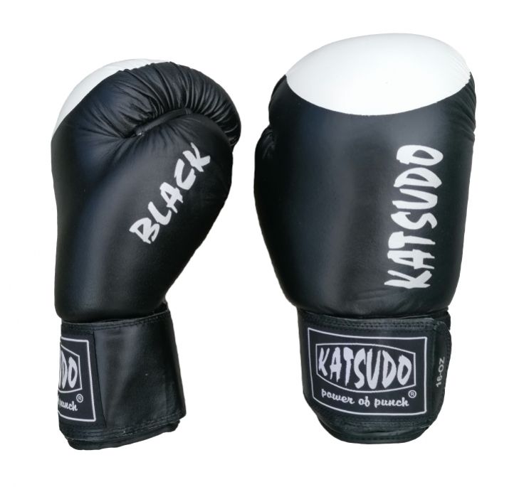 Katsudo boxerské rukavice s terčíkem Champ III, černé