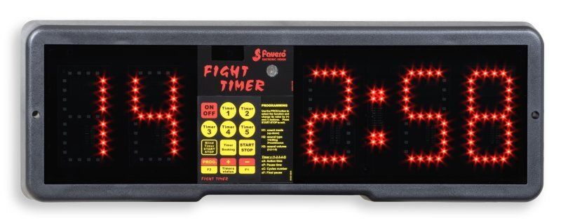 Favero nástěnná časomíra Fight timer, černá