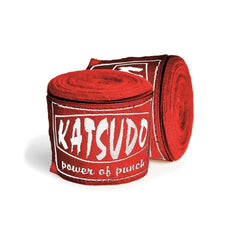 Katsudo elastická boxerská bandáž Path, červená