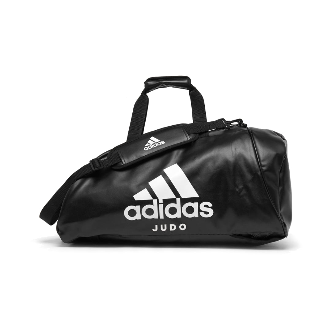Adidas koženková judo taška M, černá